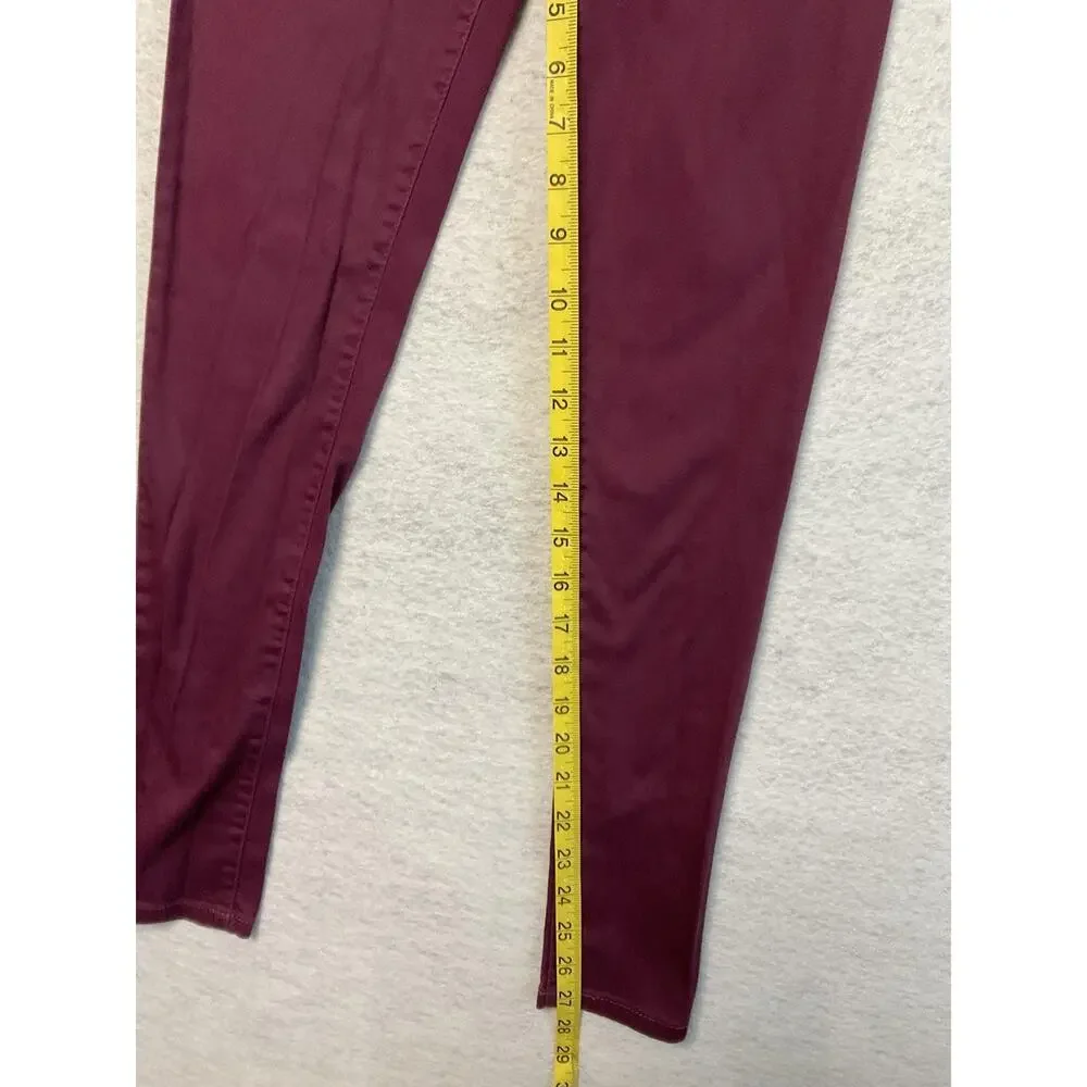 Celebrity Pink Silent Disco Jeans Womens 3 Burgundy Wine‎ Skinny Stretch Juniors